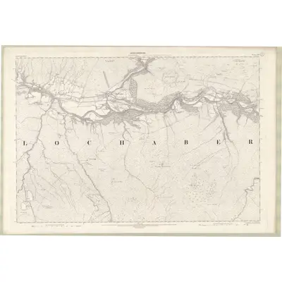 1899 Map of Inverness-shire - Mainland Sheet CXLI, 1903 Print