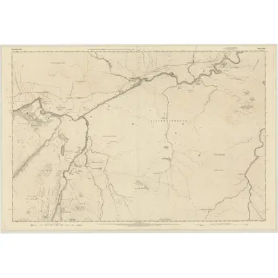 1870 Map of Inverness-shire (Mainland), Sheet CXLII, 1873 Print