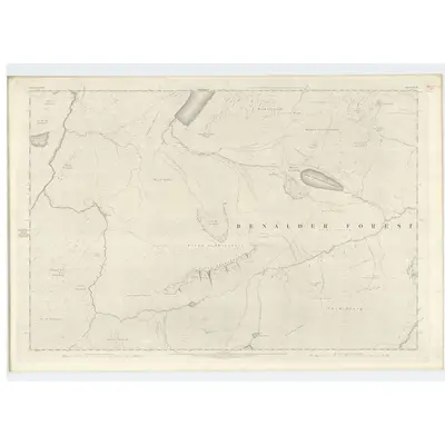 1870 Map of Inverness-shire (Mainland), Sheet CXLIII, 1872 Print
