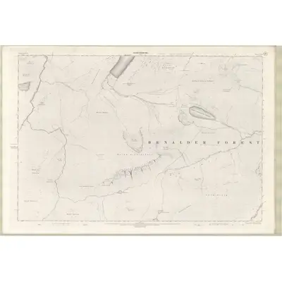 1899 Map of Inverness-shire - Mainland Sheet CXLIII, 1902 Print