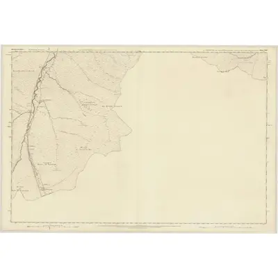 1870 Map of Inverness-shire (Mainland), Sheet CXLV, 1872 Print