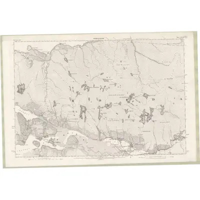 1899 Map of Inverness-shire - Mainland Sheet CXLVIII, 1901 Print