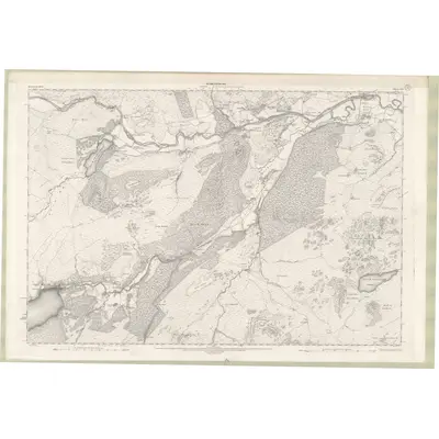 1899 Map of Inverness-shire - Mainland Sheet CXV, 1903 Print