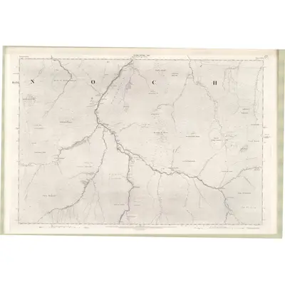 1899 Map of Inverness-shire - Mainland Sheet CXVII, 1902 Print