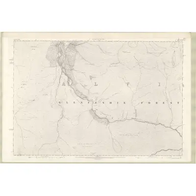 1899 Map of Inverness-shire - Mainland Sheet CXVIII, 1902 Print