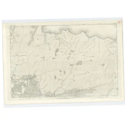 1873 Map of Inverness-shire (Mainland), Sheet CXXI, 1876 Print