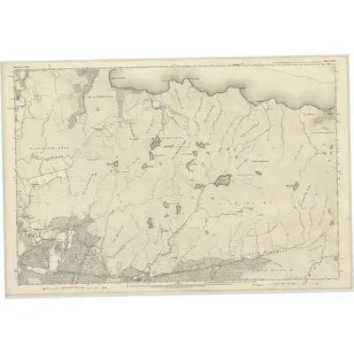 1873 Map of Inverness-shire (Mainland), Sheet CXXI, 1876 Print