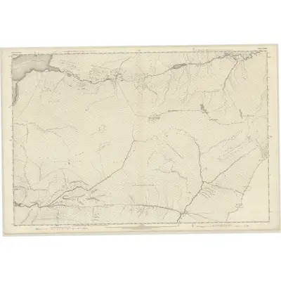 1872 Map of Inverness-shire (Mainland), Sheet CXXIII, 1876 Print