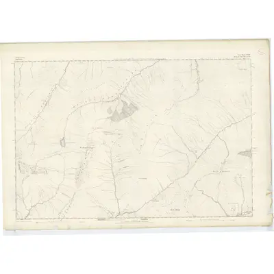 1872 Map of Inverness-shire (Mainland), Sheet CXXIV, 1875 Print