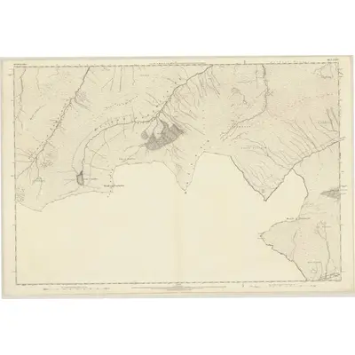 1872 Map of Inverness-shire (Mainland), Sheet CXXIV, 1876 Print