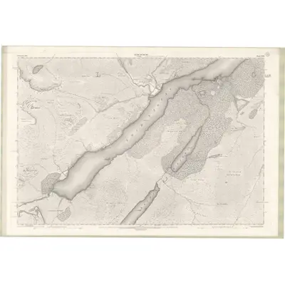 1899 Map of Inverness-shire - Mainland Sheet CXXIX, 1903 Print