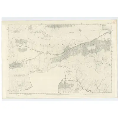 1872 Map of Inverness-shire (Mainland), Sheet CXXV, 1876 Print