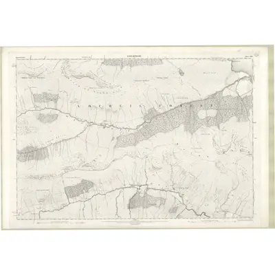 1899 Map of Inverness-shire - Mainland Sheet CXXV, 1902 Print