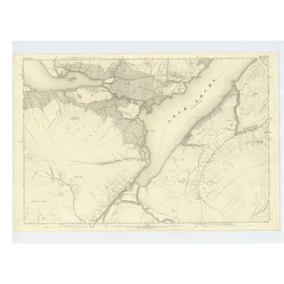 1872 Map of Inverness-shire (Mainland), Sheet CXXVI, 1874 Print