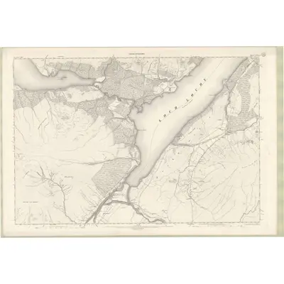 1899 Map of Inverness-shire - Mainland Sheet CXXVI, 1903 Print