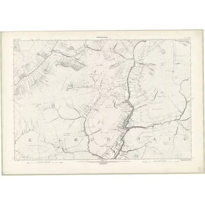 1959 Map of Inverness-shire - Mainland Sheet CXXVII