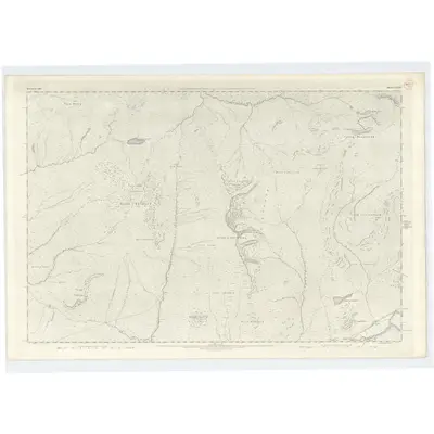 1870 Map of Inverness-shire (Mainland), Sheet CXXVIII, 1872 Print