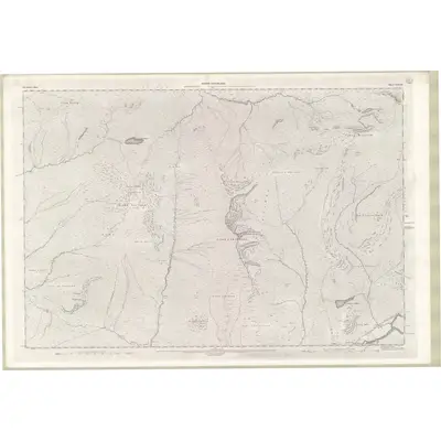 1899 Map of Inverness-shire - Mainland Sheet CXXVIII, 1903 Print