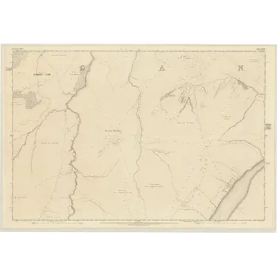 1870 Map of Inverness-shire (Mainland), Sheet CXXX, 1872 Print