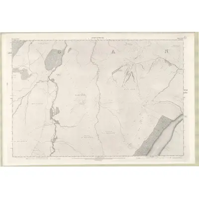 1899 Map of Inverness-shire - Mainland Sheet CXXX, 1903 Print