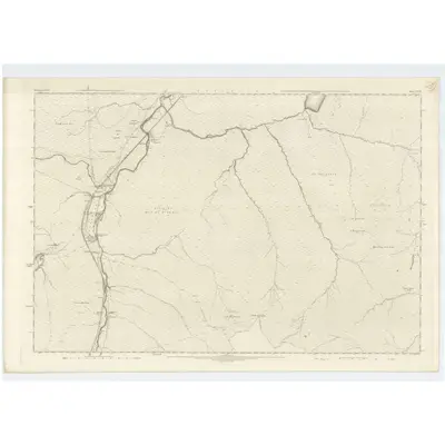 1870 Map of Inverness-shire (Mainland), Sheet CXXXI, 1872 Print