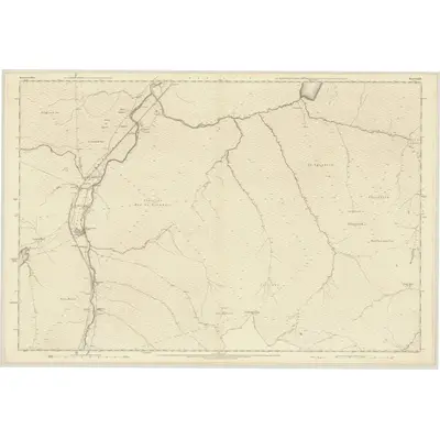 1870 Map of Inverness-shire (Mainland), Sheet CXXXI, 1872 Print