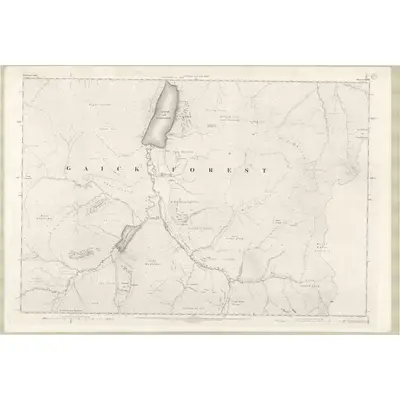 1899 Map of Inverness-shire - Mainland Sheet CXXXII, 1902 Print