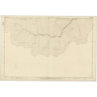 1869 Map of Inverness-shire (Mainland), Sheet CXXXIII, 1873 Print