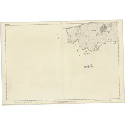 1873 Map of Inverness-shire (Mainland), Sheet CXXXIV, 1876 Print
