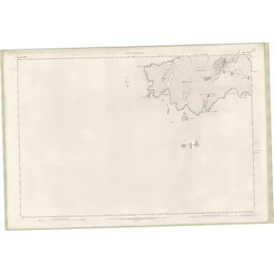 1899 Map of Inverness-shire - Mainland Sheet CXXXIV, 1900 Print