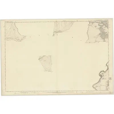 1872 Map of Inverness-shire (Mainland), Sheet CXXXIX (with inset CXXXVIII), 1875 Print