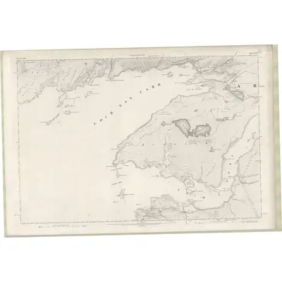 1899 Map of Inverness-shire - Mainland Sheet CXXXV, 1900 Print