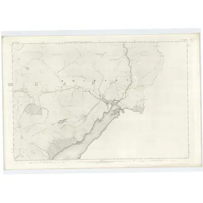 1873 Map of Inverness-shire (Mainland), Sheet CXXXVII, 1877 Print
