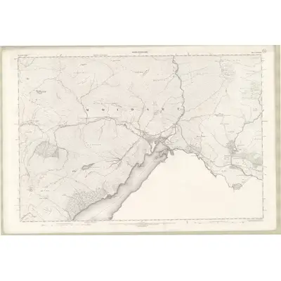 1899 Map of Inverness-shire - Mainland Sheet CXXXVII, 1904 Print