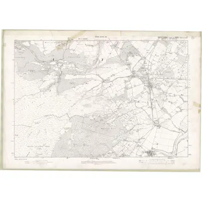 1902 Map of Inverness-shire - Mainland Sheet II, 1907 Print