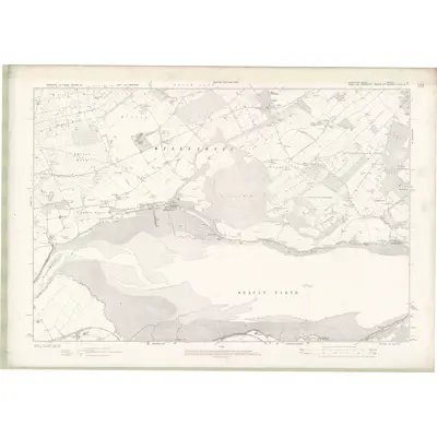1902 Map of Inverness-shire - Mainland Sheet III, 1907 Print