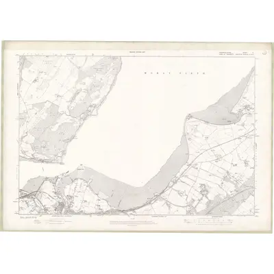 1902 Map of Inverness-shire - Mainland Sheet IV, 1907 Print