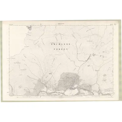 1901 Map of Inverness-shire - Mainland Sheet IX, 1903 Print