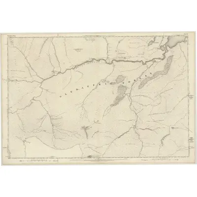 1872 Map of Inverness-shire (Mainland), Sheet L, 1875 Print
