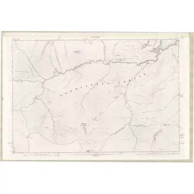 1901 Map of Inverness-shire - Mainland Sheet L, 1904 Print