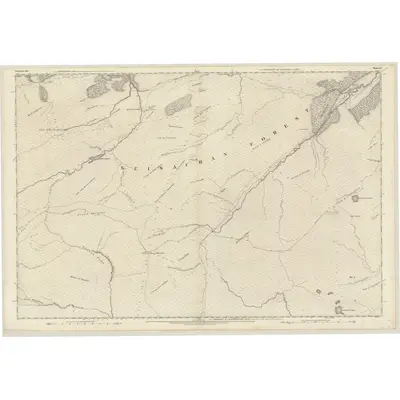 1872 Map of Inverness-shire (Mainland), Sheet LI, 1874 Print