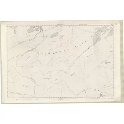 1901 Map of Inverness-shire - Mainland Sheet LI, 1904 Print