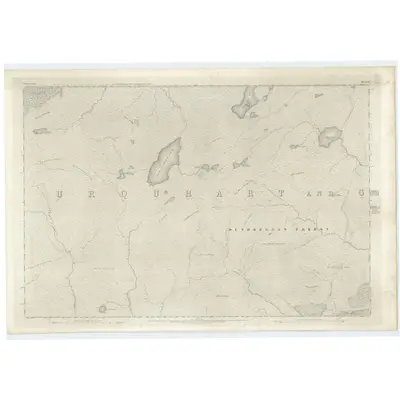 1872 Map of Inverness-shire (Mainland), Sheet LII, 1874 Print