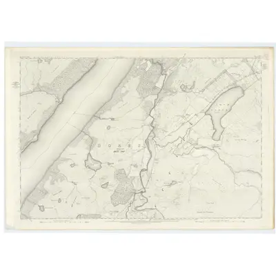 1871 Map of Inverness-shire (Mainland), Sheet LIV, 1874 Print