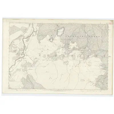 1867 Map of Inverness-shire (Mainland), Sheet LIX, 1874 Print