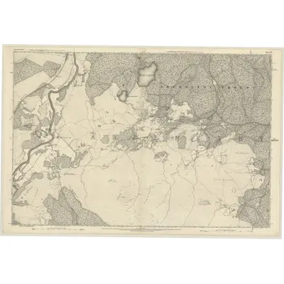 1867 Map of Inverness-shire (Mainland), Sheet LIX, 1874 Print
