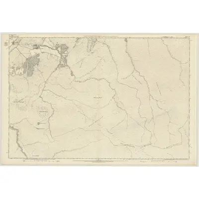 1871 Map of Inverness-shire (Mainland), Sheet LV, 1874 Print