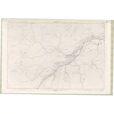 1900 Map of Inverness-shire - Mainland Sheet LVI, 1903 Print