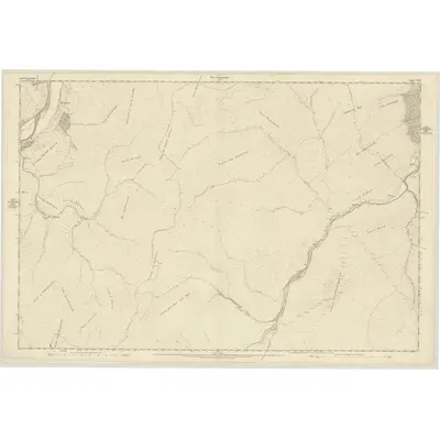1870 Map of Inverness-shire (Mainland), Sheet LVII, 1874 Print