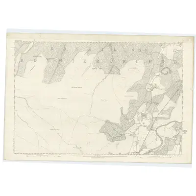 1867 Map of Inverness-shire (Mainland), Sheet LVIII, 1875 Print